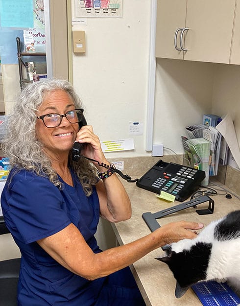 Veterinary team member Carolyn at St. Petersburg Animal Hospital & Urgent Care in St. Petersburg, FL